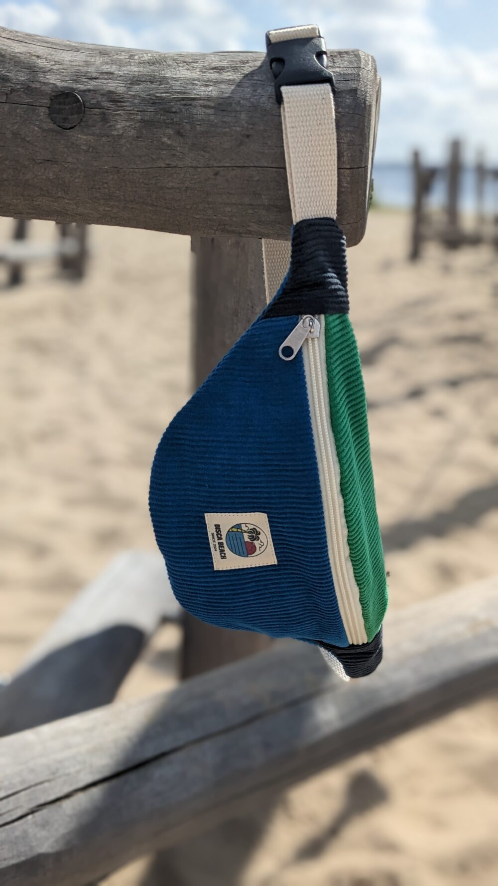 Banane junior colorblock bleu vif/ vert /noir