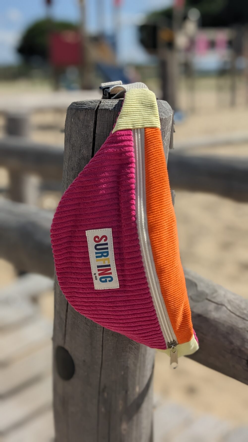 Banane junior colorblock rose / orange / jaune
