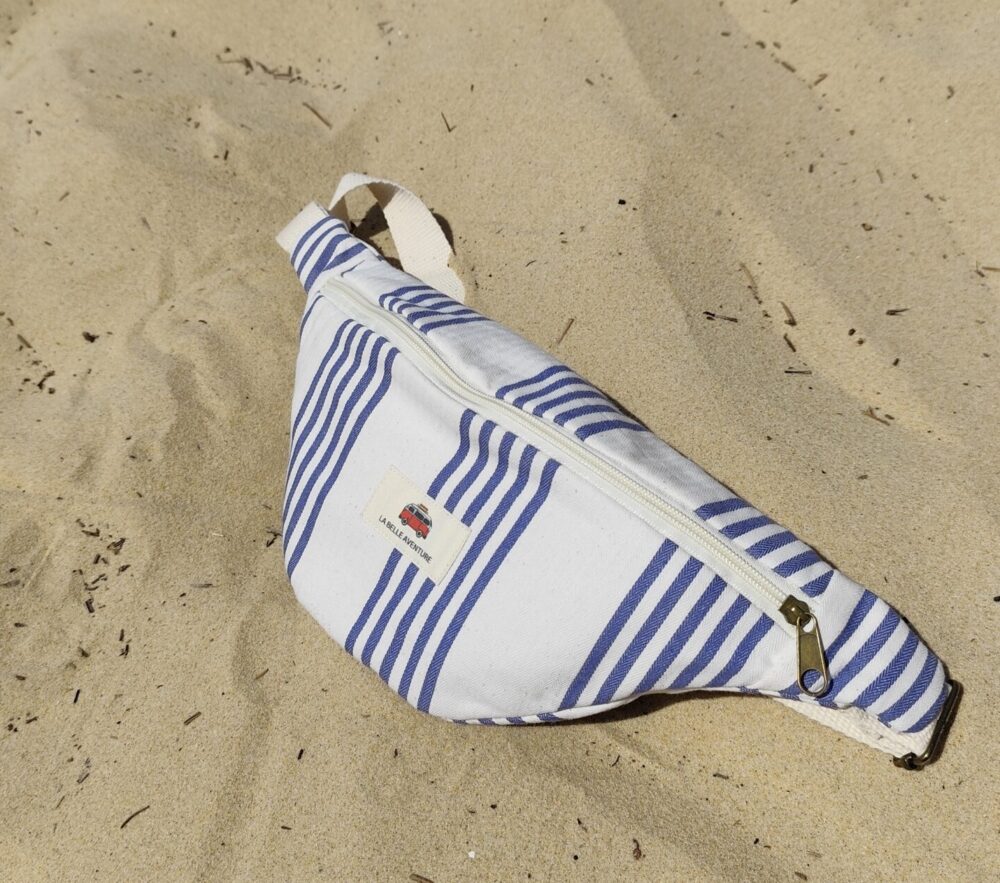 Banane Femme transat bleu et blanc