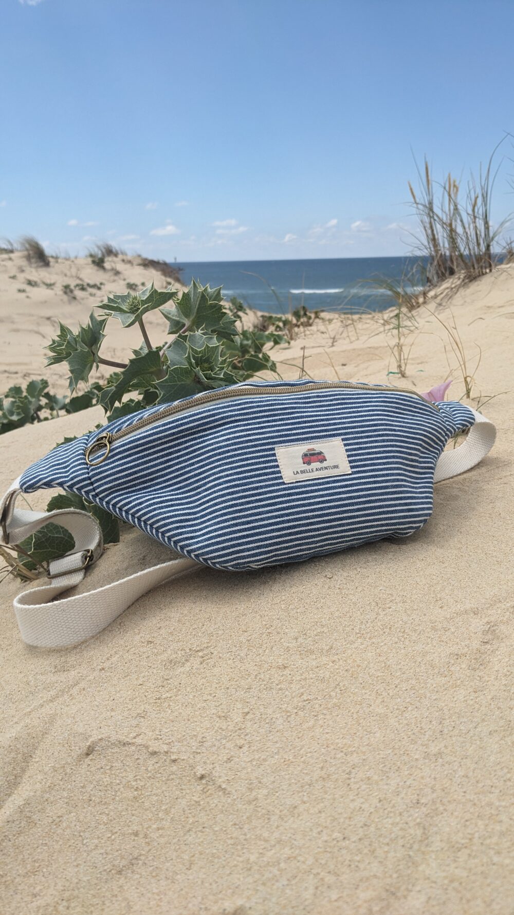 Banane Femme denim marinière