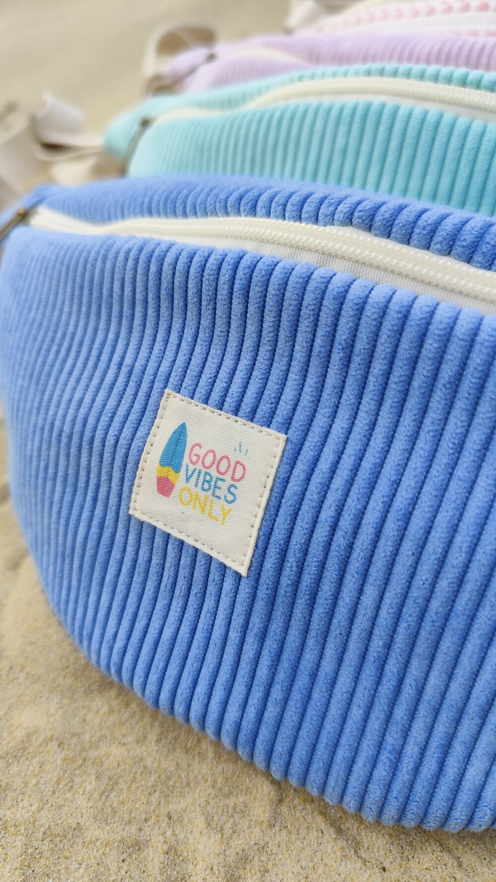 Banane Femme velours côtelé bleu doux – Image 6