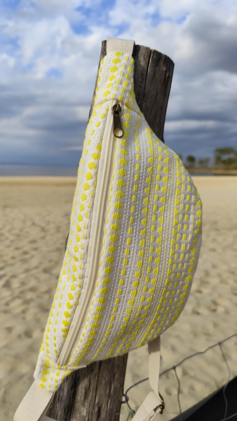 Banane Femme jacquard jaune – Image 3
