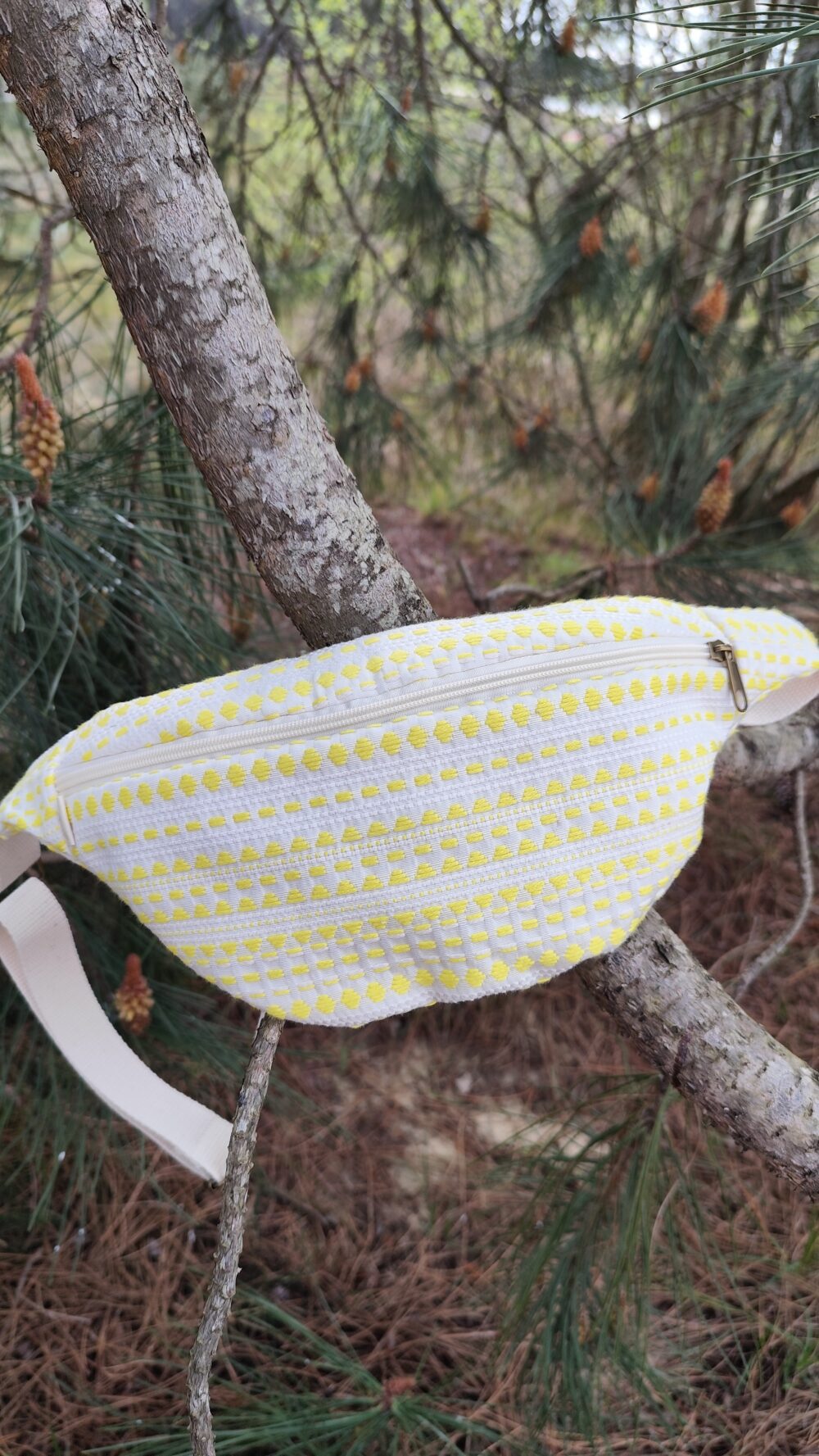 Banane Femme jacquard jaune