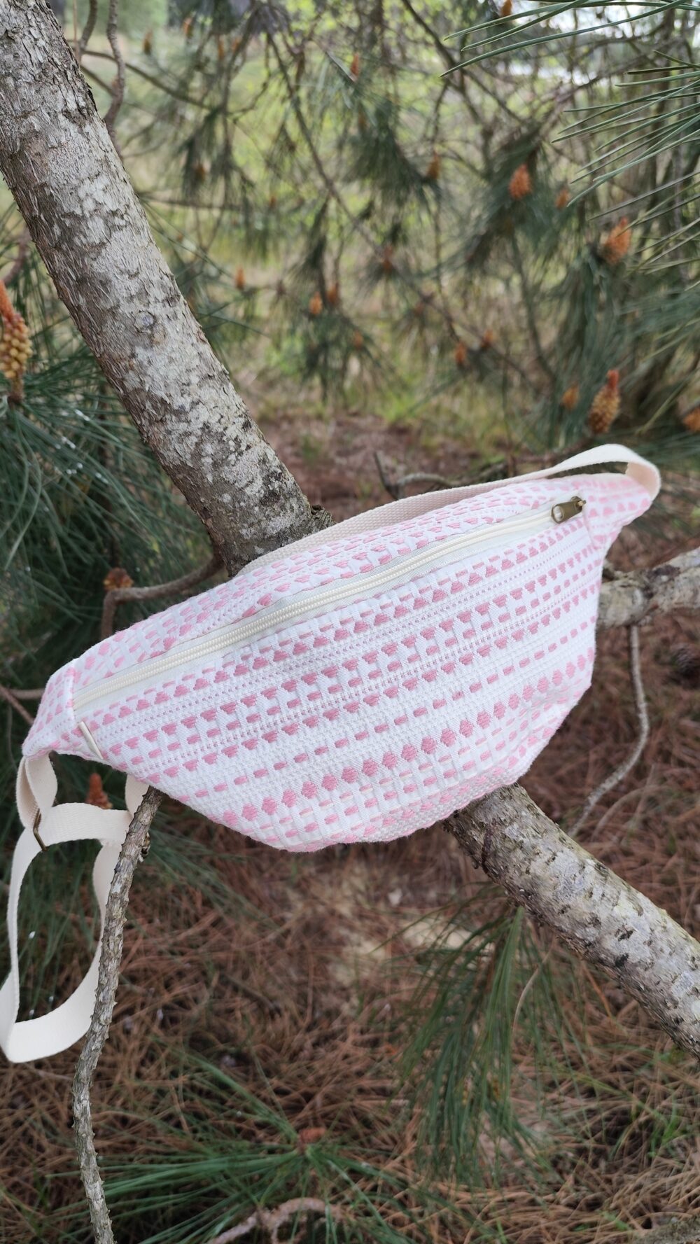 Banane Femme jacquard rose